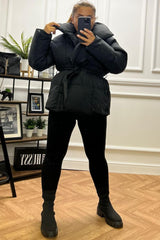 Talya Black Quilted Padded Puffer Jacket – Miss Hussy